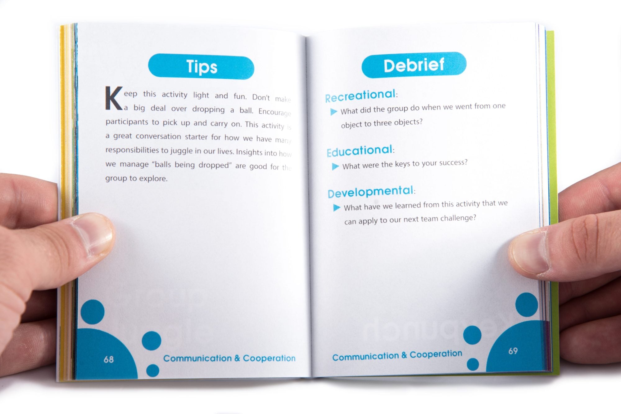 Pocket Guide to Facilitating Human Connection Group Juggle Activity Debrief
