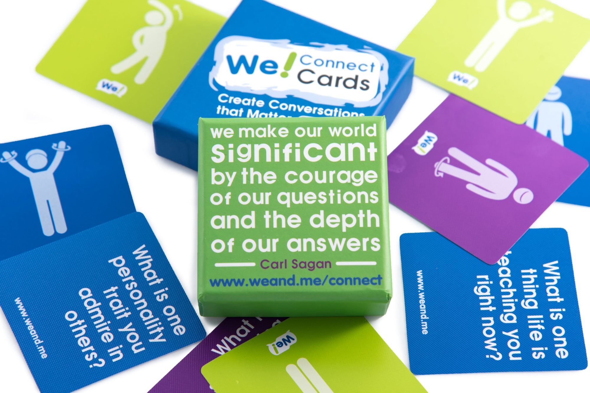 We! Connect Cards Carl Sagan quote