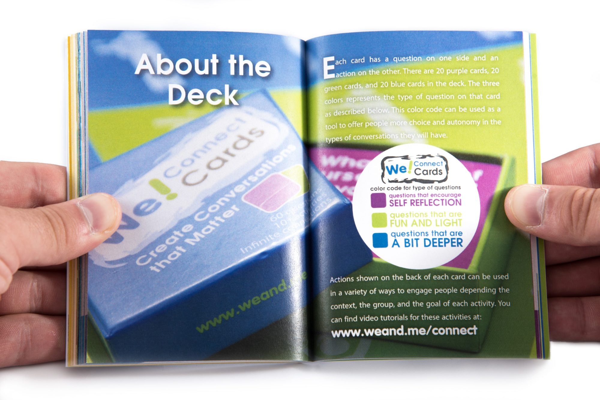 Pocket Guide to Facilitating Human Connection We! Connect Cards