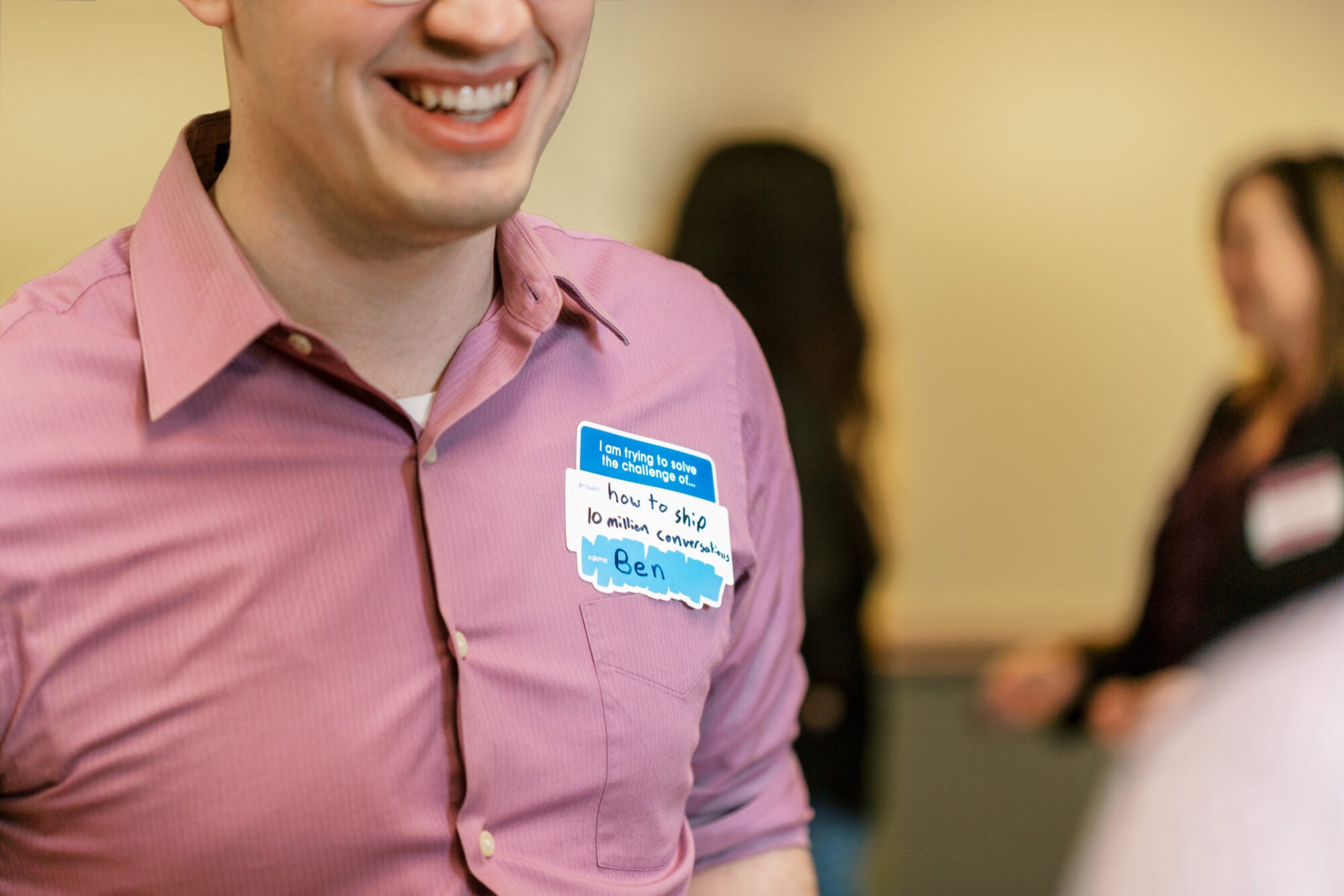 We! Connect Sticker Nametags